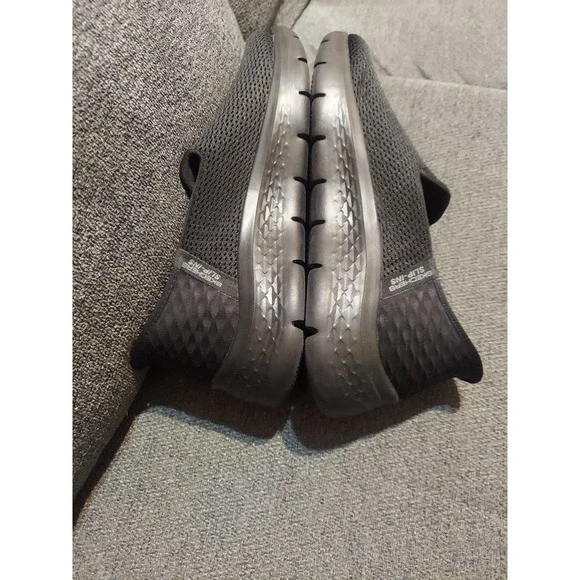 SKECHERS Slip-Ins GO WALK FLEX Relish Walking Sneakers Black 124963 Womens 10 - Picture 6 of 9